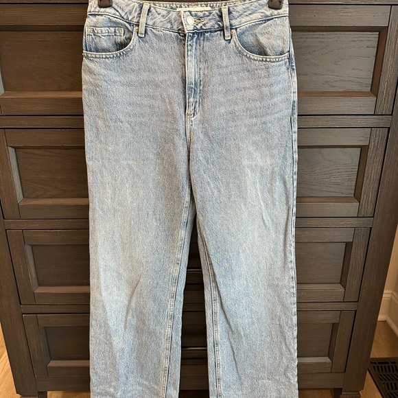 Dynamite Light Blue Wide Leg Jeans - Picture 1 of 4